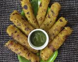A picture of step 4 of Lauki paratha.