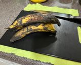 Foto del paso 1 de la receta: Plátanos Maduros Rellenos pollo y quesos (Canoas)