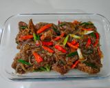 Foto langkah ke 8 dari resep Ayam goreng Krispy Lada Hitam (Chicken Crispy With Black pepper Sauce).