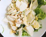 Hình bước làm 1 của món Salad lê hạt điều