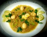A picture of step 2 of Eggs korma and rice pilau.