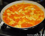 A picture of step 13 of Persian tomato stew (pamador ghatogh).