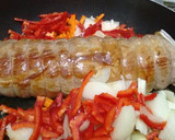 Foto del paso 5 de la receta: Peceto a la portuguesa con papas aplastadas