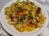 Oseng Kikil sayur pelangi