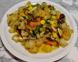 Foto langkah ke 5 dari resep Oseng Kikil sayur pelangi.