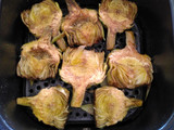 Alcachofas asadas en Airfryer