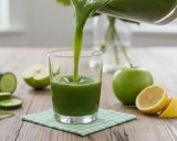 Hình bước làm 3 của món 🌱 Sinh Tố Dưa Leo Táo Xanh & Rau Chân Vịt Detox