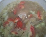Foto langkah ke 5 dari resep Sup ikan sayur timun.