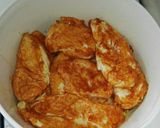 Tejszínes-fokhagymás csirkemell szeletek recept fázis 5 fotója