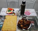 Foto del paso 3 de la receta: Torta de atún, cebolla, jamón y queso.