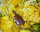 A picture of step 12 of Dhuwadaar achari biryani in 1 hr.