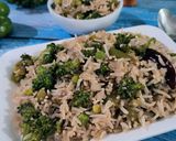 A picture of step 7 of Broccoli Rice.