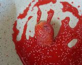 A picture of step 3 of Sesame Strawberry.