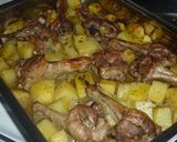 Kacsaszárnytő vele sült krumplival recept fázis 6 fotója