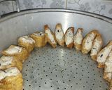 Foto langkah ke 6 dari resep Tahu Bakso Ayam Jamur Saus Mentai.