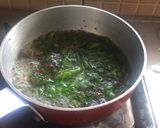A picture of step 3 of Instant Dhokla ready in four minutes.