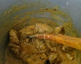 A picture of step 6 of Mutton Roghan josh.
