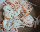 Hình bước làm 2 của món Sushi hoa
