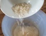 Gluten rice with Coconut (Wingko Babat) recipe step 2 photo