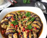 Foto langkah ke 5 dari resep "Terong Bungkus Tahu Siram Saus".