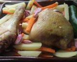 Foto del paso 7 de la receta: Pollo con papas