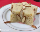 A picture of step 4 of Almond Burfi.