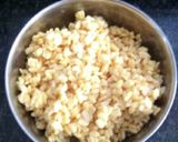 A picture of step 1 of Moongi dal curd vada.