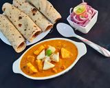 A picture of step 7 of Shahi Paneer.