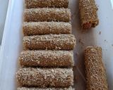 Foto del paso 5 de la receta: Rulos crujientes de Salchichas y Queso