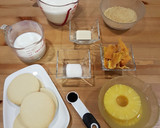 Foto del paso 1 de la receta: Mango y piña en caramelo salado sobre Panacotta!!!
