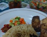 Foto langkah ke 5 dari resep Nasi Kebuli Rice Cooker.