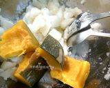A picture of step 3 of (Low-Calorie Version) Pumpkin Apple Potato Salad [Rice Cooker Recipe].