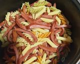 Foto del paso 3 de la receta: Macarrones & hélices y Frankfurt