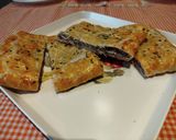 Foto del paso 15 de la receta: Hojaldre normal o sin gluten con morcilla de arroz, yogur y queso a tú gusto