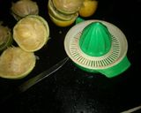 A picture of step 1 of Sweet lime juice.