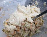 Foto del paso 5 de la receta: 🦀🦀Pastel de salmón y surimi🦀🦀