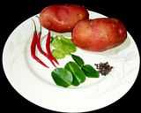 Foto langkah ke 1 dari resep Potato Wedges dengan Bumbu Kearifan Lokal.