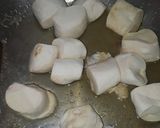 A picture of step 2 of Snowflake nougat.