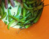 A picture of step 2 of Butter Chillies.
