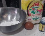 Foto langkah ke 1 dari resep Telur Gabus Pandan Balut Karamel#KreasiKami_Tapioka.