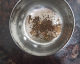 A picture of step 1 of Palak paneer.