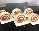 Hình bước làm 6 của món Bánh bao sữa socola cuộn