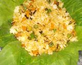 A picture of step 6 of Palak packed veg Maggi masala pulav.