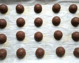 A picture of step 7 of Spiced Chocolate Peanut Butter Cookies with Lentil Flour.