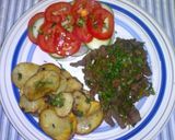 Foto del paso 6 de la receta: Tiras de Carne con Ajo Porro
