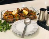A picture of step 1 of Lahori Chicken.