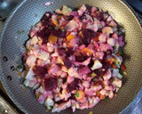 Foto del paso 2 de la receta: Tortilla de pollo multicolor