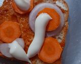 A picture of step 2 of Veg Mayo Sandwich.
