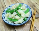 鹹蛋甜豆炒苦瓜的食譜步驟3照片