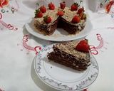 Pas rețetă Tort din foi de napolitană cu cremă de ciocolată 3 fotografie